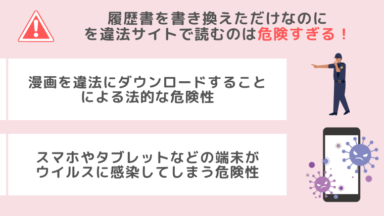 履歴書を書き換えただけなのに 違法サイト